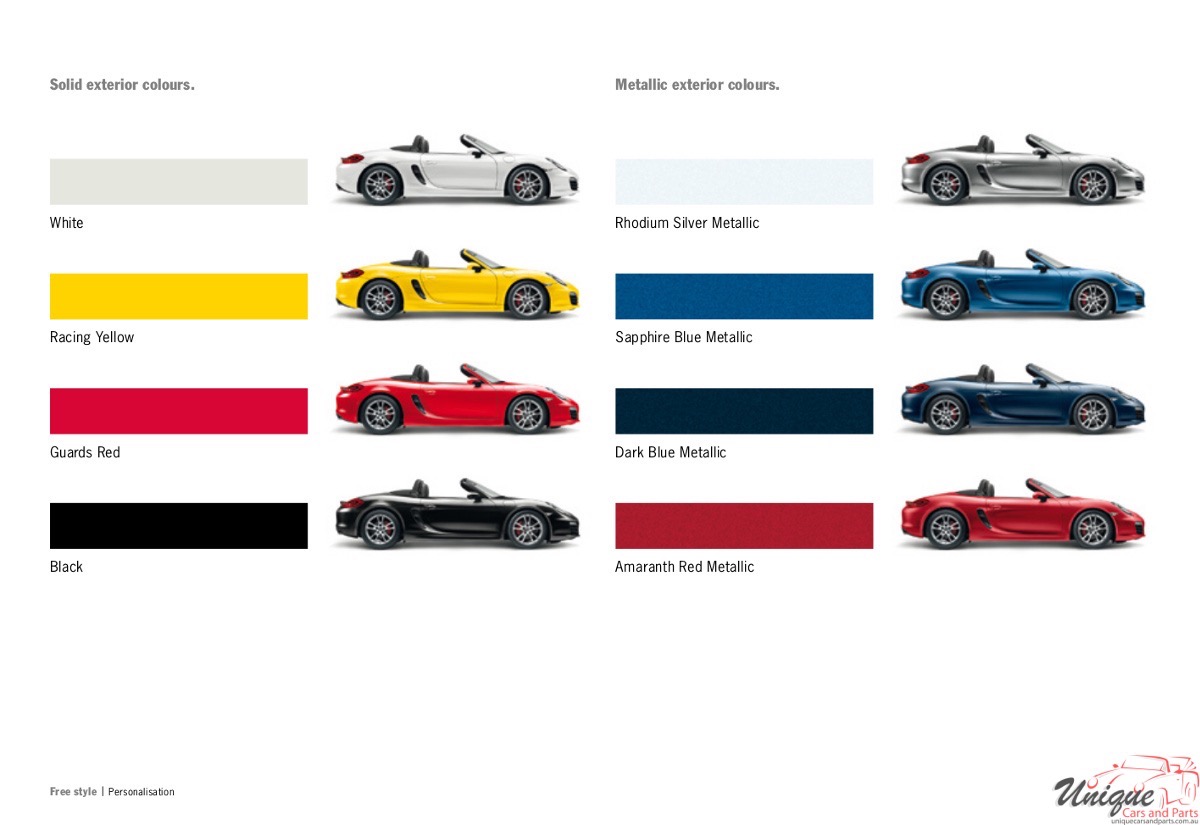 2014 Porsche Boxster Brochure Page 11
